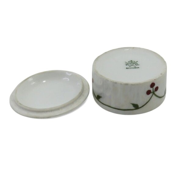 ROSENTHAL RC Bavaria Trinket Box Cherry Blossom Germany Vintage - Picture 8 of 9